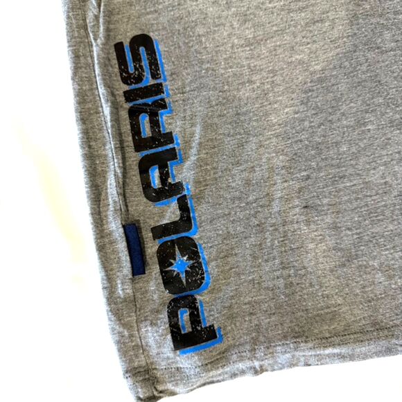 Polaris Men's Gray and Black T-Shirt - Size Large - Picture 5 of 7